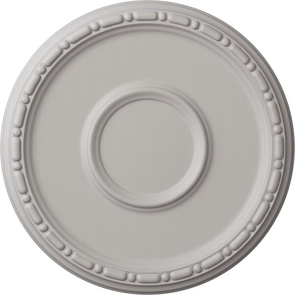 Ekena Millwork Medea Ceiling Medallion (Fits Canopies up to 5 1/2"), 16 1/2"OD x 1 1/2"P, Ultra Pure White CM16MDUWF - main